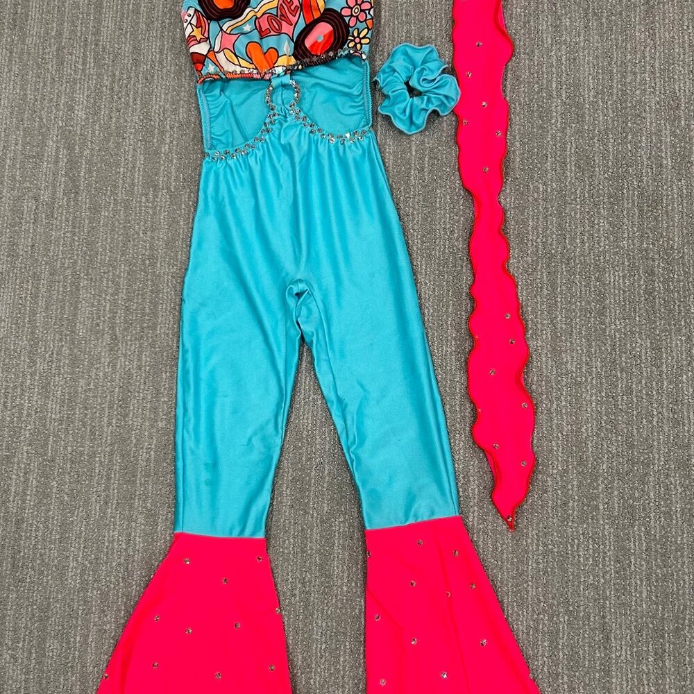 Pumpers Cool Retro Dance Party / Halloween Costume for Kids / Girls Ages 4-6
